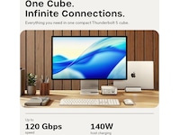Satechi Thunderbolt 5 CubeDock™ med SSD-kabinett Dockingstasjon & USB-HUB