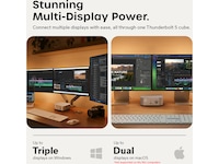 Satechi Thunderbolt 5 CubeDock™ med SSD-kabinett Dockingstasjon & USB-HUB