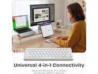 Satechi EX1 Slim trådløst tastatur nordisk layout Tastatur