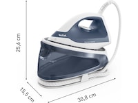 Tefal Express Optimal Blue SV4110E0 dampstasjon 1,2L vanntank 2200W Steamer