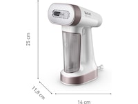 Tefal Pure Force 2in1 Hvit & Rosa DT8720E0 1800 W Steamer