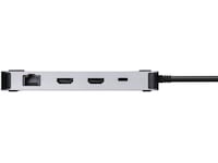 Targus USB4 140W Dual Video Mobile Dock (sølv) Dockingstasjon & USB-HUB
