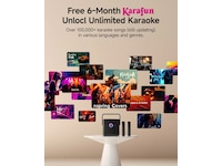 Nedis Ikarao Shell S3 Smart karaokehøyttaler 80W Trådløs / Bluetooth-høyttaler