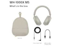 Sony WH-1000XM5 trådløse hodetelefoner, Over-Ear (sølv) -B-Grade Demo headset