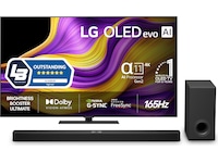 LG 55" G5 AI 4K OLED Smart TV (2025) + lydplanke 50 - 59 tommer TV