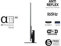 LG 55" G5 AI 4K OLED Smart TV (2025) + lydplanke 50 - 59 tommer TV