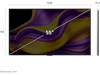 LG 55" G5 AI 4K OLED Smart TV (2025) + lydplanke 50 - 59 tommer TV