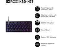 Sony INZONE KBD-H75 Gaming-tastatur 75% TKL (Nordics) Gamingtastatur