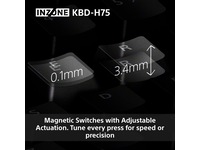Sony INZONE KBD-H75 Gaming-tastatur 75% TKL (Nordics) Gamingtastatur