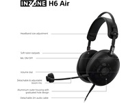 Sony INZONE H6 Air gaming headset med åpen bakside Gaming headset