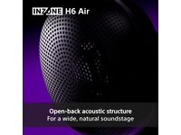 Sony INZONE H6 Air gaming headset med åpen bakside Gaming headset