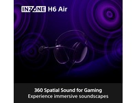 Sony INZONE H6 Air gaming headset med åpen bakside Gaming headset