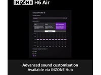 Sony INZONE H6 Air gaming headset med åpen bakside Gaming headset