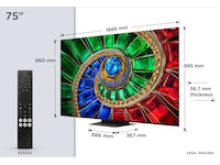 TCL 75" RM7L RGB-Mini LED Smart-TV (2026) 70 - 79 tommer TV