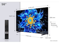 TCL T8D 98” 4K QD-Mini LED Smart-TV (2026) Over 80 tommer TV