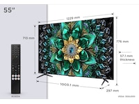 TCL 55" Q6C Premium QD-MiniLED TV (2026) 50 - 59 tommer TV