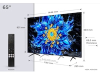 TCL T8D 65” 4K QD-Mini LED Smart-TV (2026) 60 - 69 tommer TV
