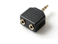 Andersson 3,5 mm hann til dobbel 3,5 mm hunn adapter Veggfeste & tilbehør lyd