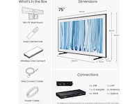 Samsung 75" The Frame Pro Neo QLED 4K Mini LED Smart-TV (2026) 70 - 79 tommer TV