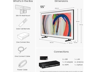 Samsung 55" The Frame QLED 4K Smart-TV (2026) 50 - 59 tommer TV
