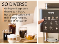 Krups Coffee Crush Experience automatisk espressomaskin 1,8 l SA403BE0 Espressomaskiner