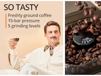 Krups Coffee Crush Experience automatisk espressomaskin 1,8 l SA403BE0 Espressomaskiner