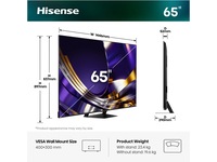 Hisense 65" U7S PRO MiniLED Smart-TV 60 - 69 tommer TV