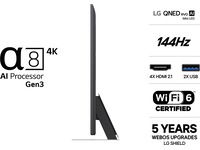 LG 50" QNED86 Evo MiniLED 4K Smart-TV (2026) 50 - 59 tommer TV