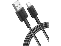 Anker 322 PowerLine USB-A til USB-C hurtiglading 0,9 m kabel (sort) USB-kabler