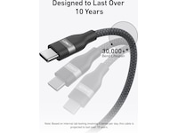 Anker Nano 240W USB-C flettet kabel 3 m (sort) USB-kabler