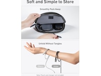 Anker Nano 240W USB-C flettet kabel 3 m (sort) USB-kabler