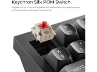 Keychron Q1 Ultra 75% 8K Red Trådløs Gamingtastatur Gamingtastatur