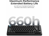 Keychron Q1 Ultra 75% 8K Red Trådløs Gamingtastatur Gamingtastatur