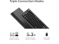 Keychron Q1 Ultra 75% 8K Red Trådløs Gamingtastatur Gamingtastatur