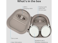 Sennheiser MOMENTUM 5 trådløse hodetelefoner, Over-Ear (sort) Hodetelefoner