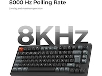 Keychron V1 Ultra 75% 8K Brown Trådløst Gamingtastatur  Gamingtastatur