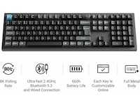 Keychron Q1 Ultra 100% 8K Red Trådløs Gamingtastatur Gamingtastatur