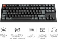 Keychron V3 Ultra 80% 8K Brown Trådløst Gamingtastatur Gamingtastatur