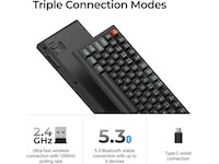 Keychron V3 Ultra 80% 8K Brown Trådløst Gamingtastatur Gamingtastatur