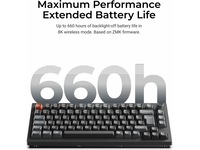 Keychron V1 Ultra 75% 8K Red Trådløst Gamingtastatur  Gamingtastatur