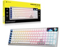 Corsair Vanguard Air 99 trådløst gamingtastatur (hvit) -B-Grade Demo tastatur