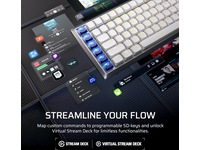 Corsair Vanguard Air 99 trådløst gamingtastatur (hvit) -B-Grade Demo tastatur