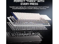 Corsair Vanguard Air 99 trådløst gamingtastatur (hvit) -B-Grade Demo tastatur