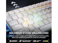 Corsair Vanguard Air 99 trådløst gamingtastatur (hvit) -B-Grade Demo tastatur