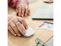 Logitech Mobi Fold trådløs mus (offwhite) Mus