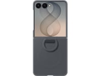 Samsung Galaxy Z Flip8 Ring Magnet silikondeksel (grafitt) Deksel til mobiltelefon