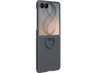 Samsung Galaxy Z Flip8 Ring Magnet silikondeksel (grafitt) Deksel til mobiltelefon