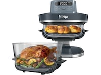 Ninja Crispi Pro AS101EU Airfryer i glass (gråblå) Airfryer