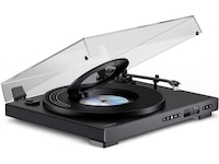 MIXX Analog Plus platespiller og CD-spiller (sort) Platespiller