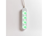 Shelly Power Strip Gen4 (hvit) Smart strømstyring